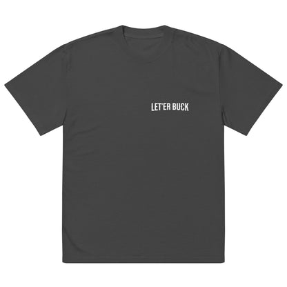 LET'ER BUCK - Oversized faded t-shirt