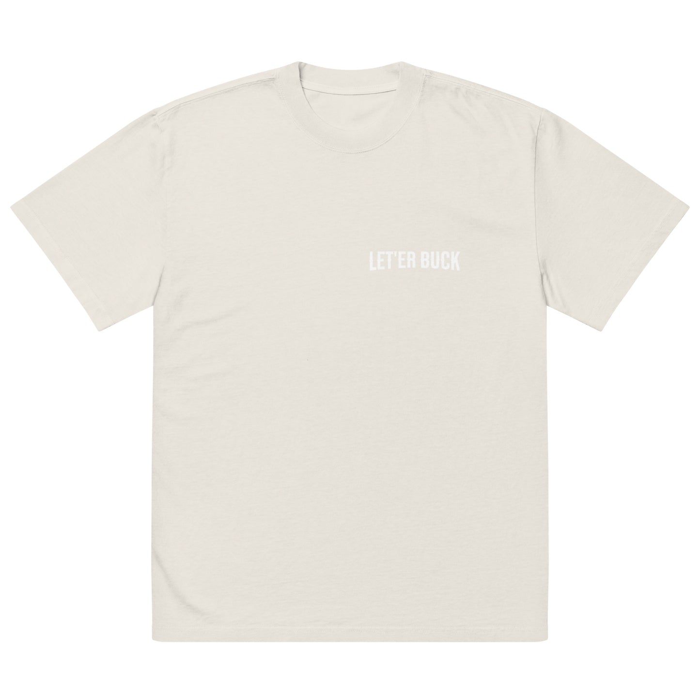 LET'ER BUCK - Oversized faded t-shirt