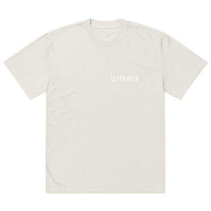 LET'ER BUCK - Oversized faded t-shirt