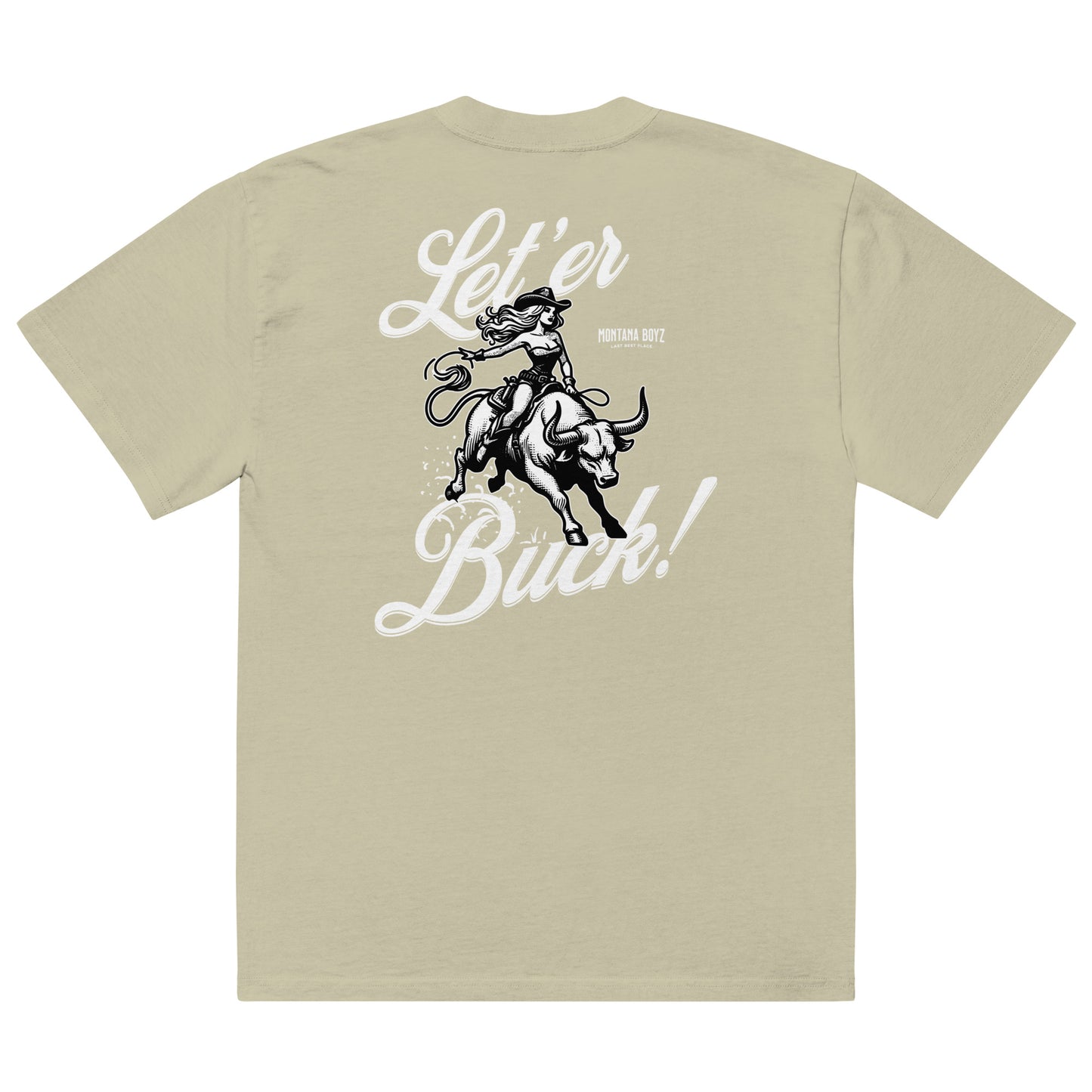 LET'ER BUCK - Oversized faded t-shirt