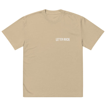 LET'ER BUCK - Oversized faded t-shirt